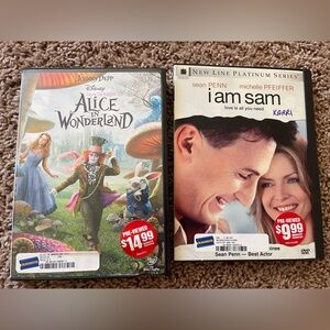 Alice in Wonderland and I Am Sam DVD Set